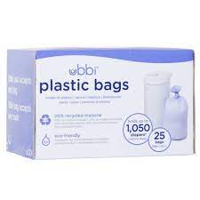 It is equipped with rubber seals that are strategically designed to lock in odors as well as a sliding lid that minimizes air disruption, keeping the smell inside the pail. Ubbi Plastic Diaper Pail Bags White 25ct Target