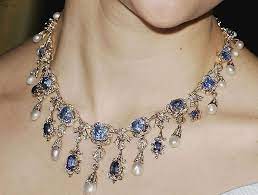 Pin By Sohadesai On Jewelry Necklaces Royal Jewelry Beautiful Jewelry Blue Diamond Jewelry