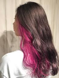 Under Hair Dyed Pink In 2020 Hair Color Streaks Hair Color Underneath Under Hair Dye