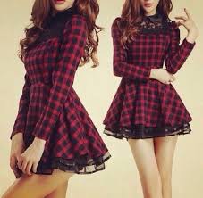 Find Out Where To Get The Dress Tartan Dress Fashion Red Plaid Dress