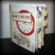 Personalized Manly Recipe Binder Recipe Binder Recipe Binders Recipe Book