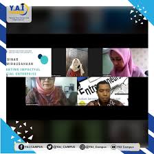 Seminar Online Nasional Kewirausahaan Sosial Dengan Tema Creating Impactful Social Enterprise Yayasan Administrasi Indonesia