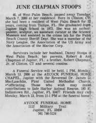 Obit June Stoops