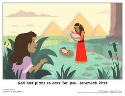 Moses coloring pages with quotes from the king james bible: God Protected Baby Moses Teaching Picture Children S Bible Activities Sunday School Activities For Kids