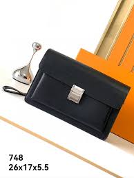 Clutch LV* nam nữ da tăm khoá số bạc dáng vuông vắn đẹp lịch lãm SIÊU –  lien fashion