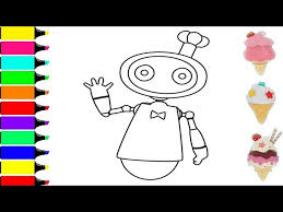 Coloring with vigor stories & rhymes exploration english maths puzzles. Babybus Coloring Pages Cool Robot Vending Machine Babybus Drawing For Kids Ø¯ÛŒØ¯Ø¦Ùˆ Dideo