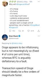 Son dönemde kripto para topluluğunun en çok konuştuğu isimlerden biri olan tesla ve spacex ceo'su elon musk, attığı tweet'ler ve yaptığı. Elon Musk S Response To A Tweet About Doge Dogecoin