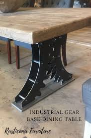 Check Out This Beautiful Steel Steampunk Gear Table It Would Make Any Dining Room Look Awe Steel Furniture Design Industrial Design Furniture Metal Furniture