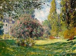 Park Monceau Paris Claude Monet 1876 Gt Kartiny Kraska Mone