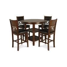 Winston Porter Jackins 5 Piece Rubberwood Solid Wood Dining Set Reviews In 2020 Solid Wood Dining Set Solid Wood Table Wood Table Bases