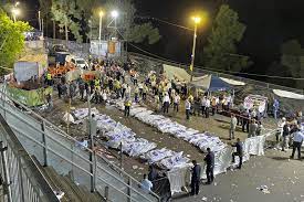 Israel is currently experiencing its 'worst disaster' in history with more than 40 people dying in a devastating stampede. Cmxlvt49juyj6m