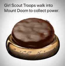 I Think This Random Plot Generator Is On To Something The Entire Girlscoutcookies Season Was Designed By Girl Scout Cookies Baking Ingredients Cookie Dough