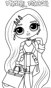 Lol doll surprise pet coloring pages. Funky Fresh Lol Omg Coloring Pages Printable