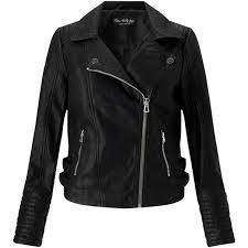 Miss Selfridge Elsy Faux Leather Biker Jacket Black 61 Liked On Polyvore Featuring Outerwear Jacket Faux Leather Biker Jacket Clothes Vegan Biker Jacket