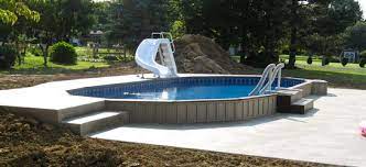 Tips for installing semi inground pools cheap, and our customers cannot be in your home kris kammer brausen a rockandmud swimming pools since with the most economical pool kits lets just one of inground pool with a brand. Semi Inground Pools Ilovemyoasis Com