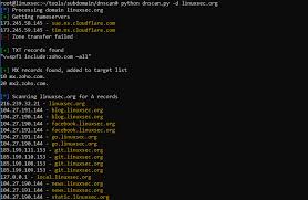 List Tool Untuk Melakukan Subdomain Enumeration