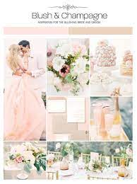 Inspiration Board Blush And Champagne Weddings Illustrated Neutral Wedding Colors Wedding Colors Neutral Wedding
