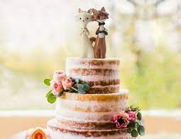 Amazon Com Funny Fox Wedding Cake Topper Red Fox And White Fox Unique Keepsake Funny Wedding Cake Toppers Rustic Woodland Wedding Cake Woodland Wedding Cake