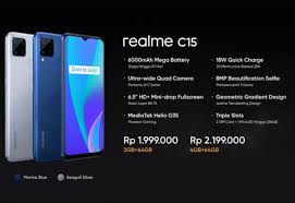 Features 6.5″ display, mediatek helio g35 chipset, 6000 mah battery, 128 gb storage, 4 gb ram, corning gorilla glass. Realme C15 Goes Official With Helio G35 13mp Quad Cameras A Massive 6 000 Mah Battery Playfuldroid