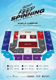 Maybe you would like to learn more about one of these? Got7 Keep Spinning Kl Tour Ticketing Details Seating Plan Revealed Hype Malaysia