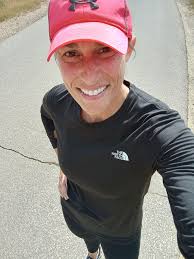 She really put everything into that run back to me 😝 🤣