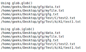 How To Use Glob Function To Find Files Recursively In Python Geeksforgeeks