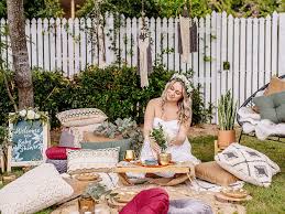 The Perfect Outdoor Baby Shower Setup