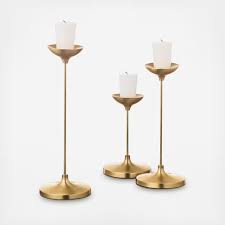 These candle holders are handmade in india. Macy S Hotel Collection Candle Holders Set Of 3 Zola