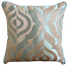 16x16 Decorative Teal Blue Pillow Case Jacquard Etsy Throw Pillow Cover Couch Blue Throw Pillow Cover Blue Throw Pillows