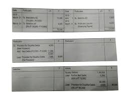 The provision for doubtful debt shows the total allowance for accounts receivable that can be written off, while the adjustment account records any changes that are made for this allowance. From The Following Information Prepare Provision For Doubtful Deb