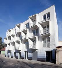 North Star Apartments By Nice Architects Feature Extruded Balconies Architecture Architect Facade Architecture
