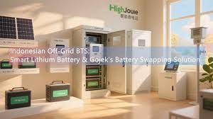Indonesian Off-Grid BTS: Smart Lithium Battery and Gojek Battery Swapping  Solution - Highjoule Technologies