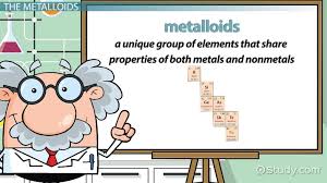 Metalloid Elements On The Periodic Table Definition Properties Video Lesson Transcript Study Com