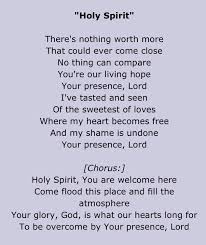 Holy Spirit By Francesca Battistelli Part 1 Christian Song Lyrics Worship Songs Lyrics Christian Music Lyrics