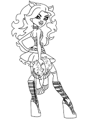 Free coloring pages to print or color online. Monster High Cheerleader Coloring Pages Best Place To Color