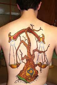 35 Libra Zodiac Sign Tattoo Designs