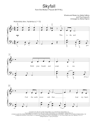 Mona Rejino Skyfall Sheet Music Pdf Notes Chords Instructional Score Educational Piano Download Printable Sku 153498