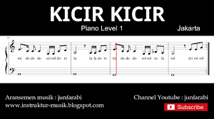 Maybe you would like to learn more about one of these? Not Balok Kicir Kicir Piano Level 1 Lagu Daerah Jakarta Betawi Dorem Sol Mi Sa Si Youtube