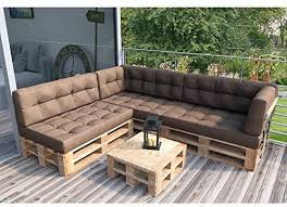 Amazon De Palettenkissen Palettenmobel Ecksofa Couch Sitzecke Inkl Europalette Palettensofa Palettenpolst Mobel Aus Paletten Paletten Kissen Paletten Polster