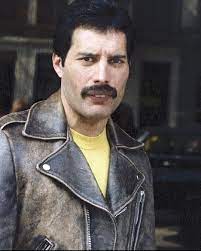 Freddie Wearing Leather Jackets Is So Iconic He Looks So Confused But Yet So Cute Here Freddie Mercury Freddie Mercury Quotes Queen Freddie Mercury
