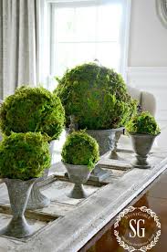 Textured Moss Ball Diy Stonegable Diy Moss Ball Moss Decor Spring Home Decor