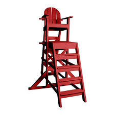 Tailwind Furniture Recycled Plastic Tlg535 Tall Lifeguard Chair With Front Ladder Seat Height 64 Lead Time To Ship 1 To 3 Weeks Lifeguard Chair Recycled Furniture Recycled Outdoor Furniture