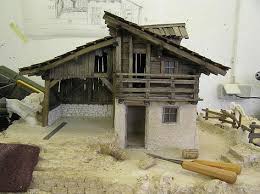 Teilnehmer5 Ansicht Alpenlandische Krippe 3 Beim Bauen Krippe Weihnachten Holz Weihnachten Basteln Krippe Weihnachtskrippe Selber Bauen