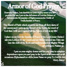 Armor Of God Prayer Spiritual Warfare Prayers Prayers Of Encouragement Faith Prayer