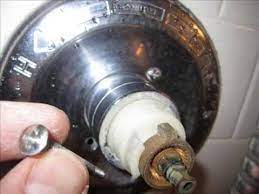 Replace a shower faucet cartridge. Delta Shower Faucet Repair Model 1300 1400 Youtube