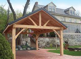 12x20 Pavilion Backyard Pavilion Timber Framing Timber Frame Plans