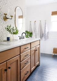 Guest Bath Reveal All The Sources Sunny Circle Studio Herringbone Tile Floors Bathroom Interior Modern Farmhouse Bathroom