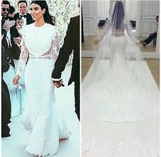 Donning a custom givenchy bridal gown, the bride was walked down the aisle by her stepfather. Kim Kardashian Style Wedding Dress Off 71 Medpharmres Com