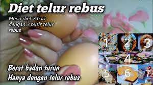 Menurunkan berat badan dengan diet telur rebus | bahas diet. Diet Telur Rebus Menu Diet Telur Rebus 7 Hari Youtube