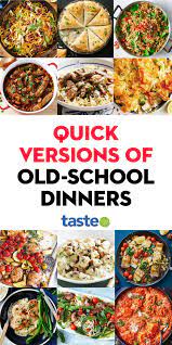 Quick Versions Of Old School Favourites In 2021 Mom Recipes Dinners Fast Easy Dinner Best Dinner Recipes